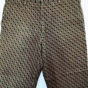 Dries Van Noten AW21 Geometric Pattern Trousers EU48/M